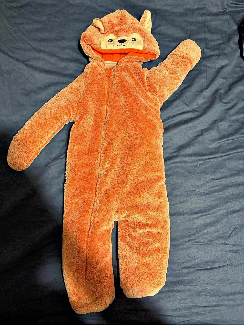 koala baby Fox Hooded Fleece One-Piece Baby 9-12M
